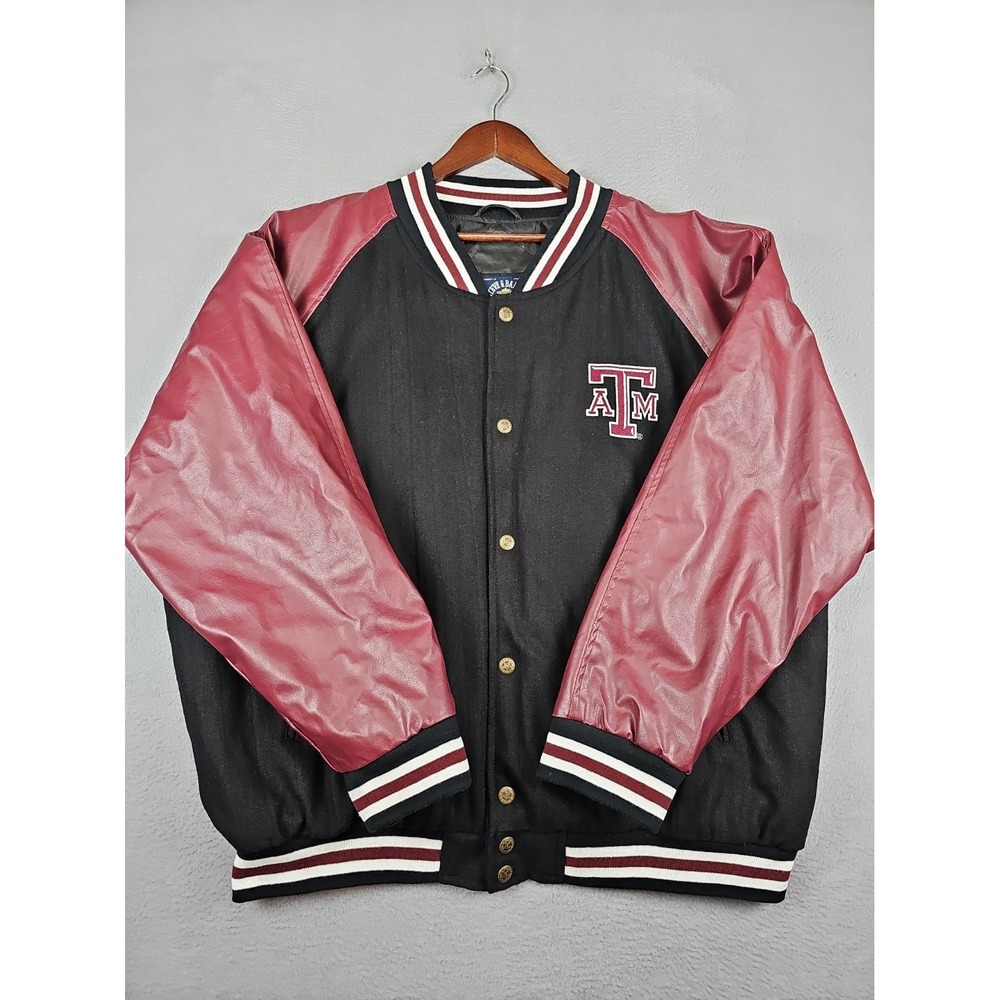 Steve & Barry's Texas A&M Aggies Bomber Varsity Jacket Men's Size XXL